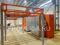 Полукольцевой участок порошковой окраски