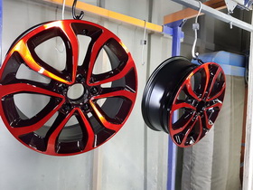 Порошковая покраска автомобильных дисков