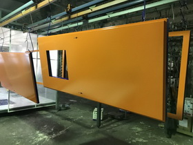 Порошковая покраска металлических дверей